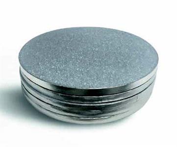 CAKEBOARD TONDO ARGENTO CM 45 X H 1,2 -  DECOR