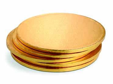 CAKEBOARD TONDO ORO CM 40 X H 1,2 -  DECOR