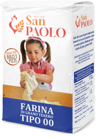 FARINA DI GRANO TENERO TIPO 00 KG 1 - SAN PAOLO