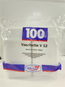 VASCHETTE PS V12 BI. MM 115X115X52 CNF DA PZ 100 - SICU*