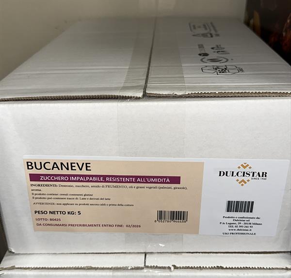ZUCCHERO BUCANEVE BUSTA KG 5 (CONF. DA 5)