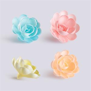 ROSA ARROTOLATA MEDIA AEROGRAFATA PZ 80 - DECOR