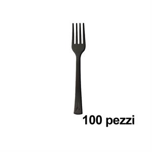 FORCHETTINE IN PLASTICA CPLA NERE CM 10 CNF PZ 100 - BRENTA